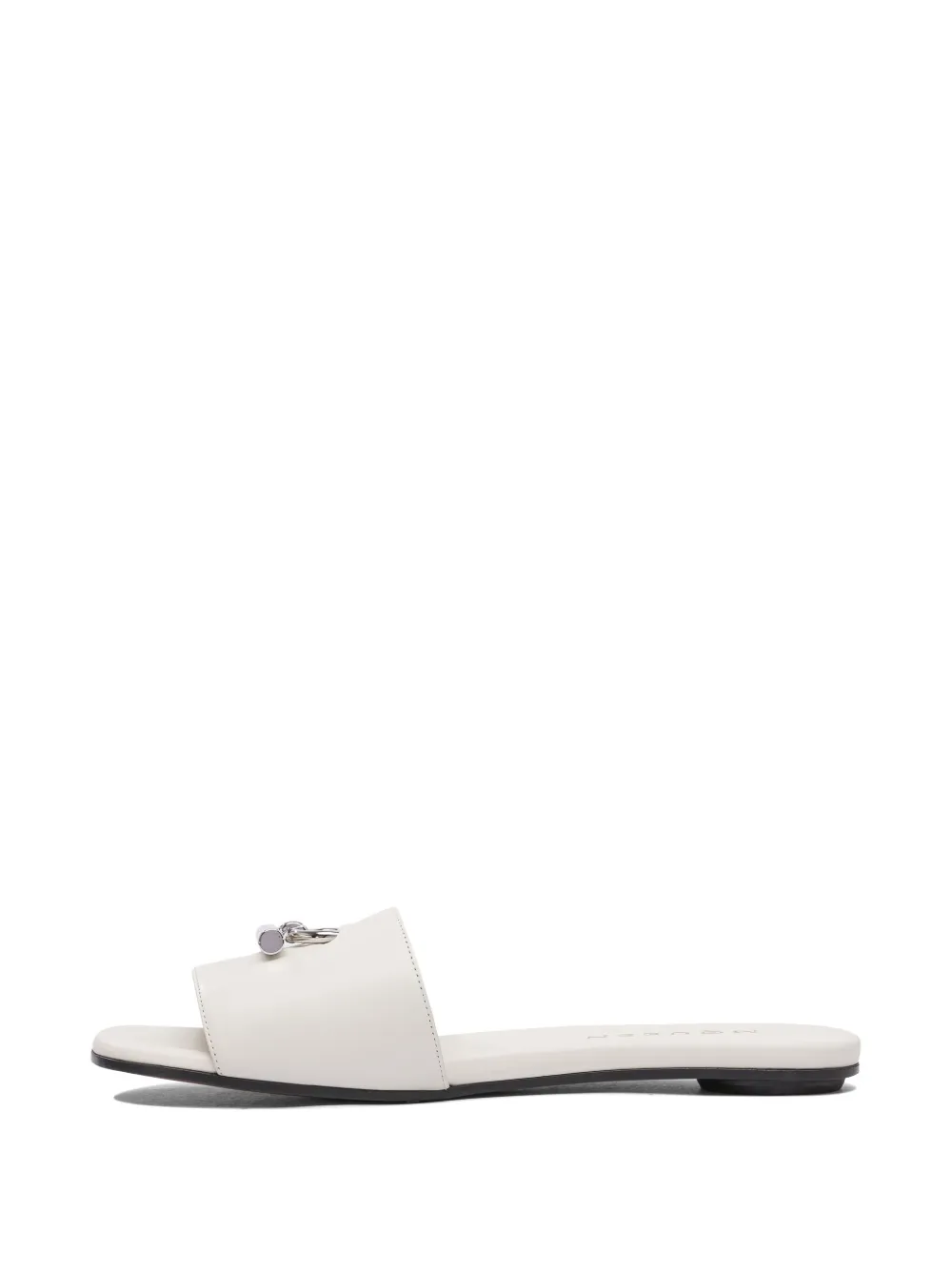 Alexander McQueen T-Bar slide sandals White