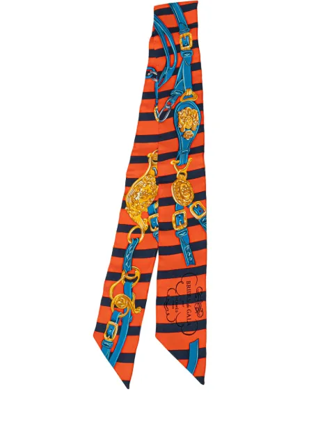 Hermès Pre-Owned 2000-2020 Brides De Gala Bayaderes Twilly Silk Scarf scarves