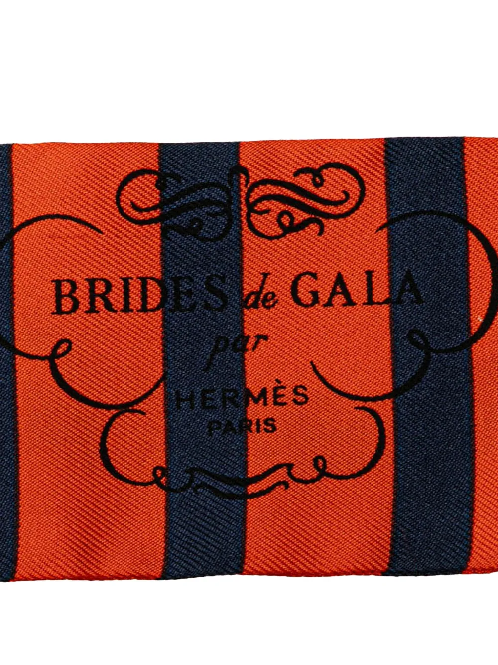 Hermès Pre-Owned mascada Twilly Brides De Gala Bayaderes de seda 2000-2020 | Image 2
