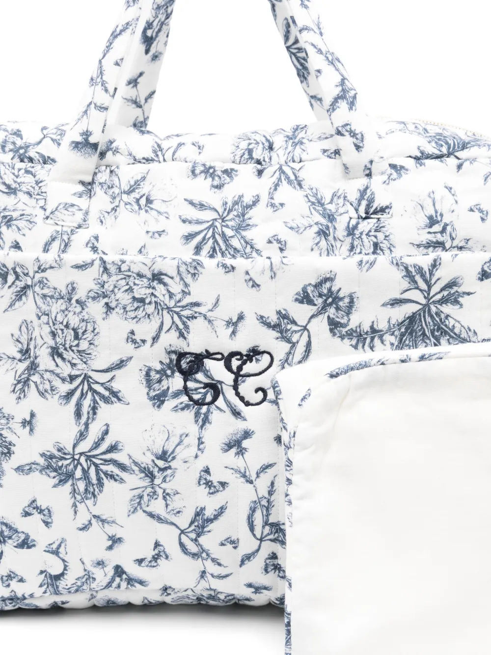 Tartine Et Chocolat Luiertas met Toile de Jouy-print Wit