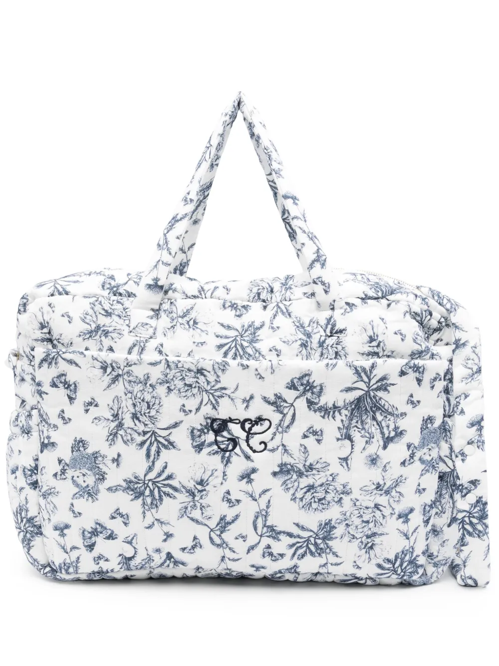Tartine Et Chocolat Luiertas met Toile de Jouy-print Wit