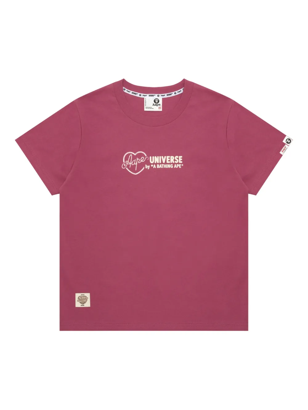 AAPE BY *A BATHING APE® playera con logo estampado | rojo | Image 1