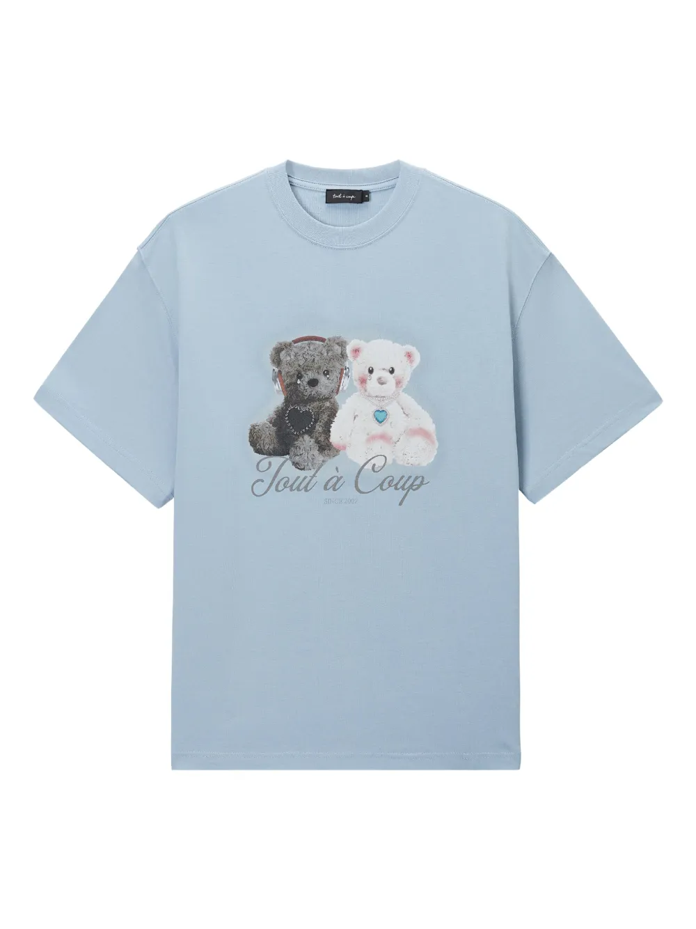 tout a coup playera con logo estampado | azul | Image 1