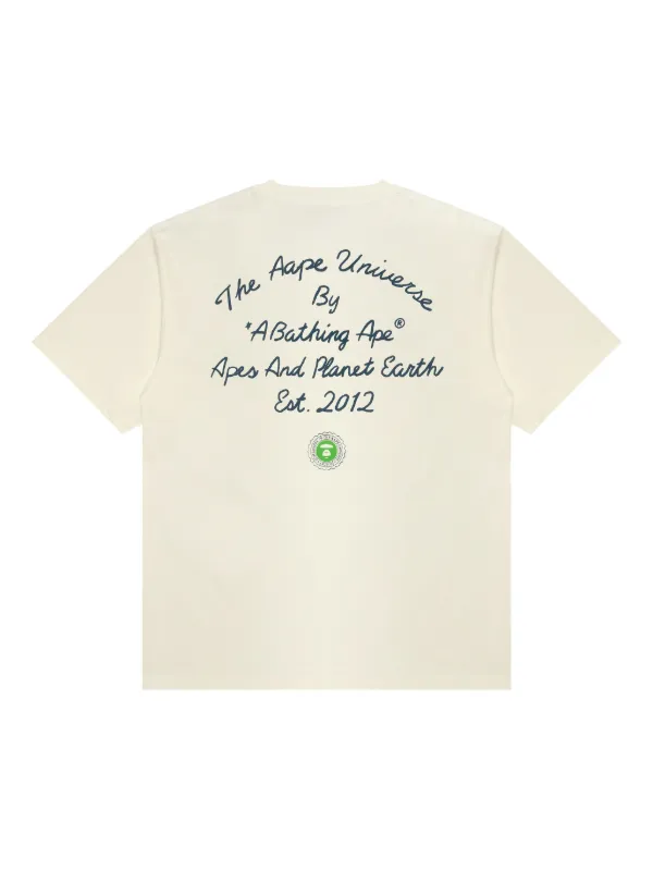 AAPE BY *A BATHING APE® コットン Tシャツ | ホワイト | FARFETCH JP