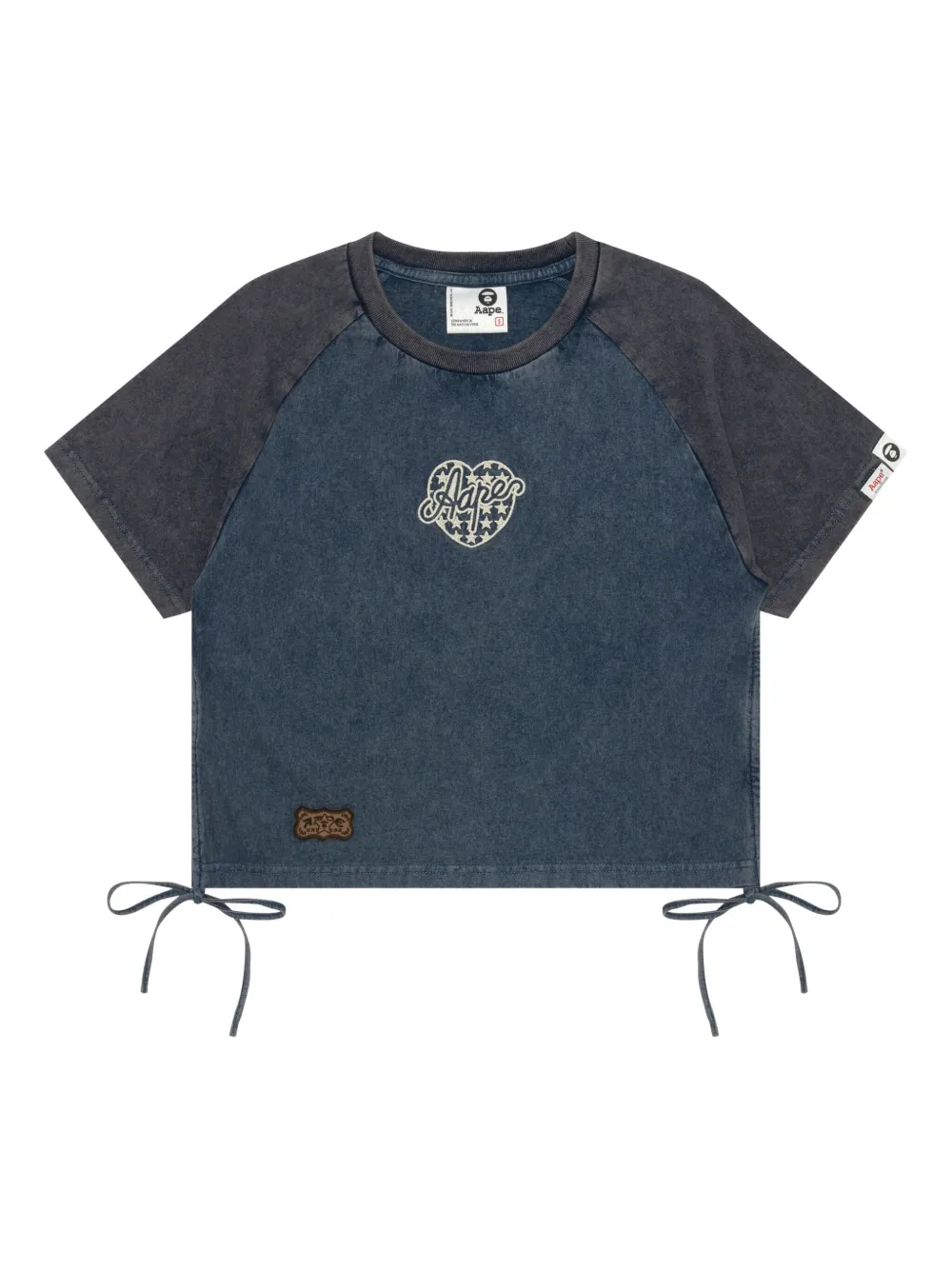 AAPE BY *A BATHING APE® playera con logo estampado | azul | Image 1