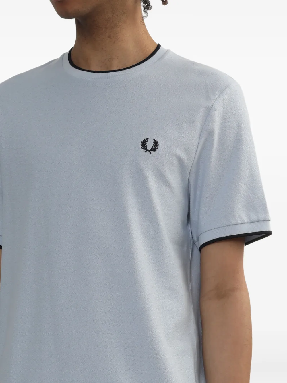 Fred Perry Katoenen T-shirt Blauw
