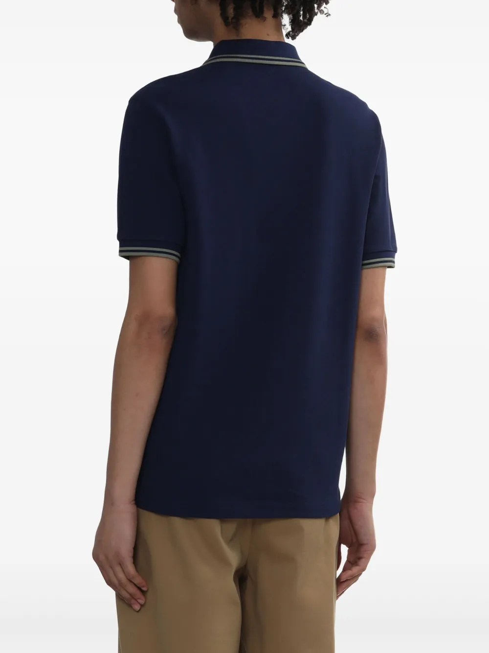 Fred Perry Katoenen poloshirt Blauw