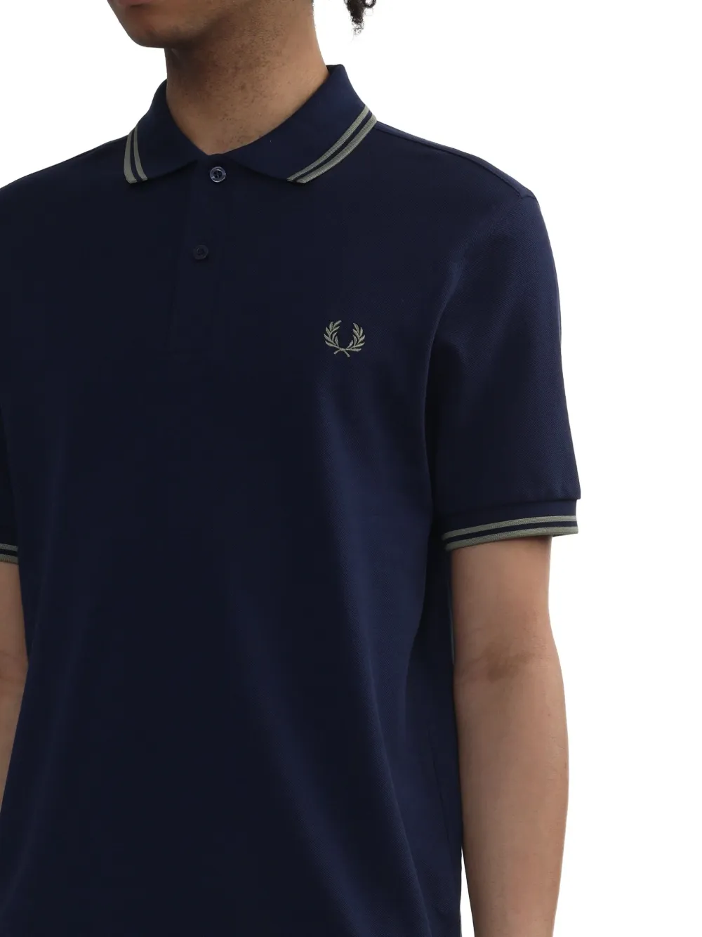 Fred Perry Katoenen poloshirt Blauw