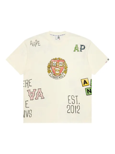 AAPE BY *A BATHING APE® cotton T-shirt 