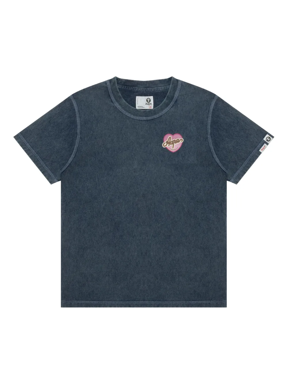 AAPE BY *A BATHING APE® playera con parche del logo | azul | Image 1