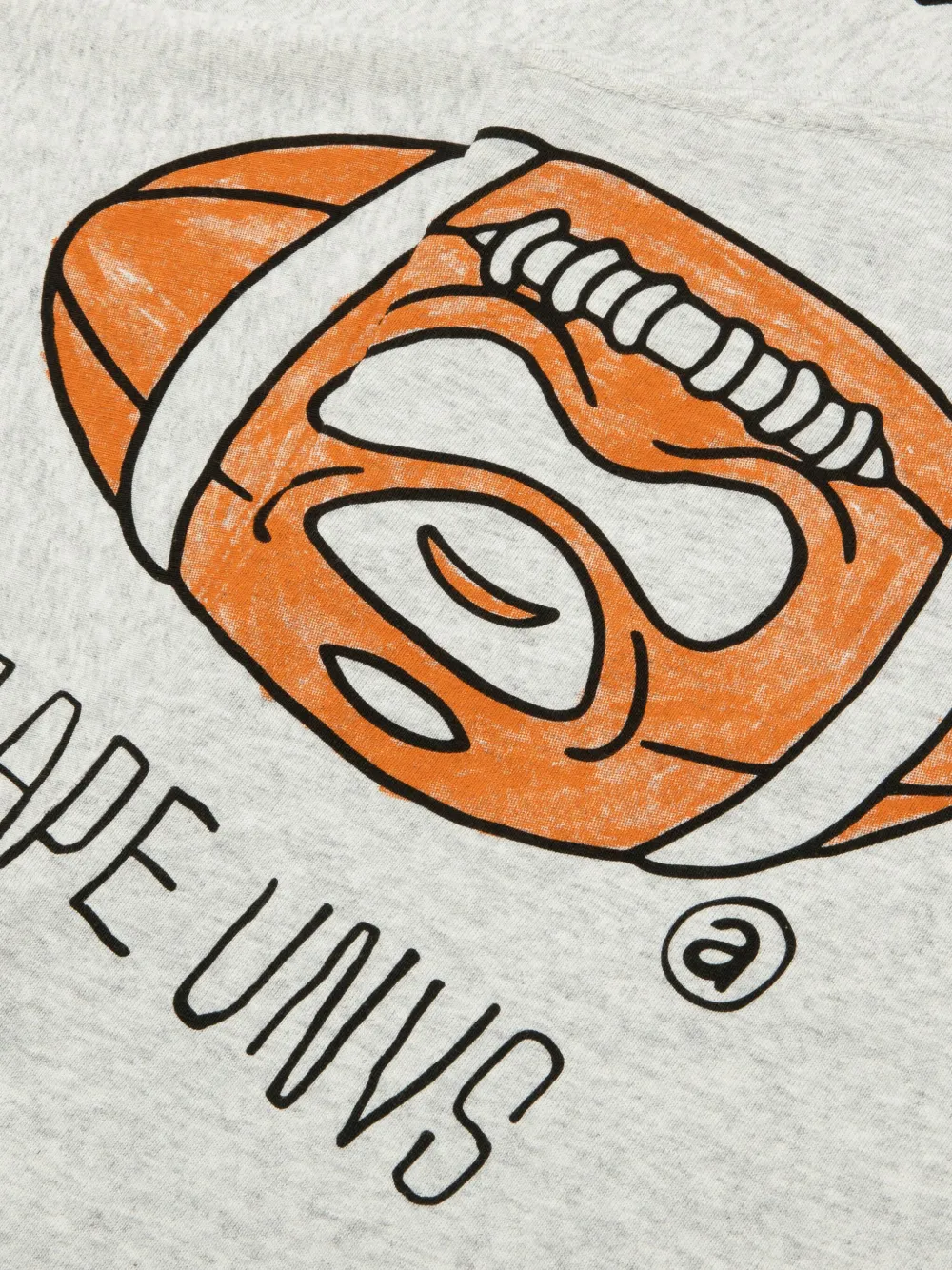 AAPE BY *A BATHING APE Katoenen T-shirt Grijs