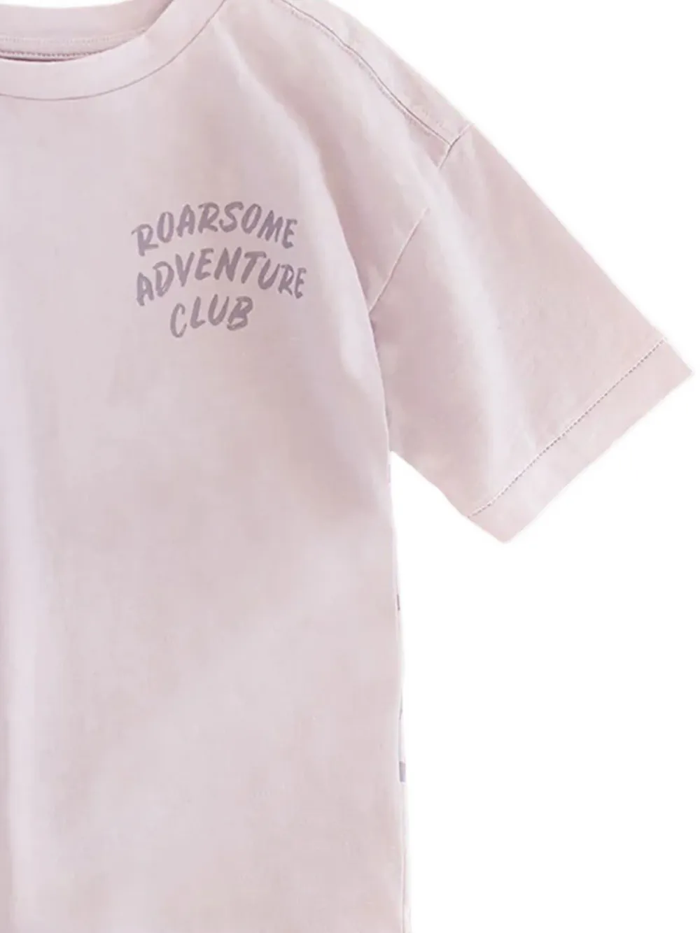 Roarsome T-shirt van biologisch katoen Paars