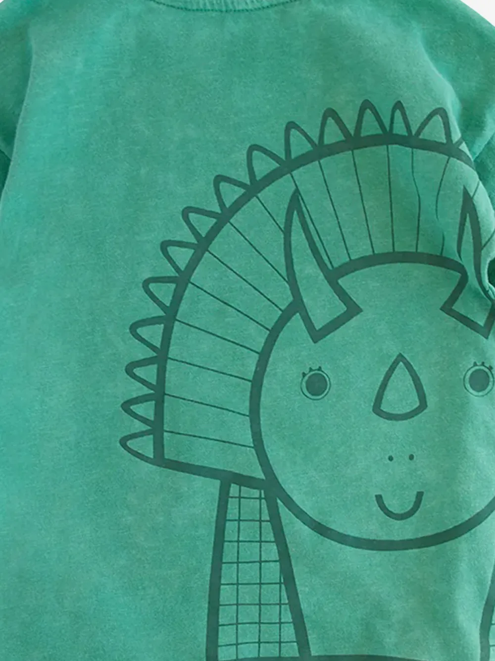 Roarsome T-shirt van biologisch katoen Groen