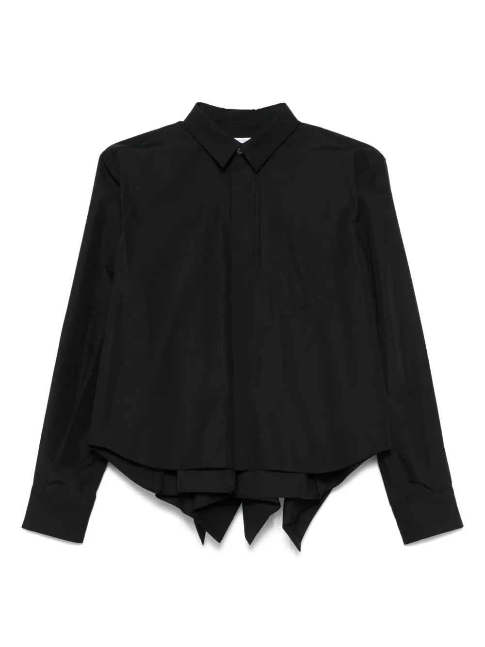 Sacai Blouse met vlak Zwart