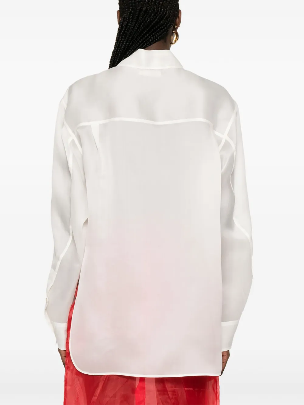 KHAITE Herschel blouse Beige