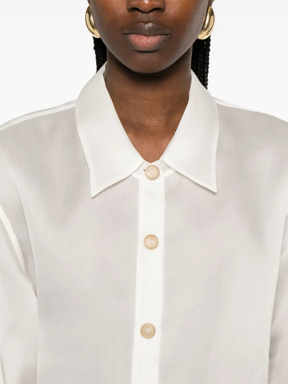 KHAITE Herschel blouse Beige