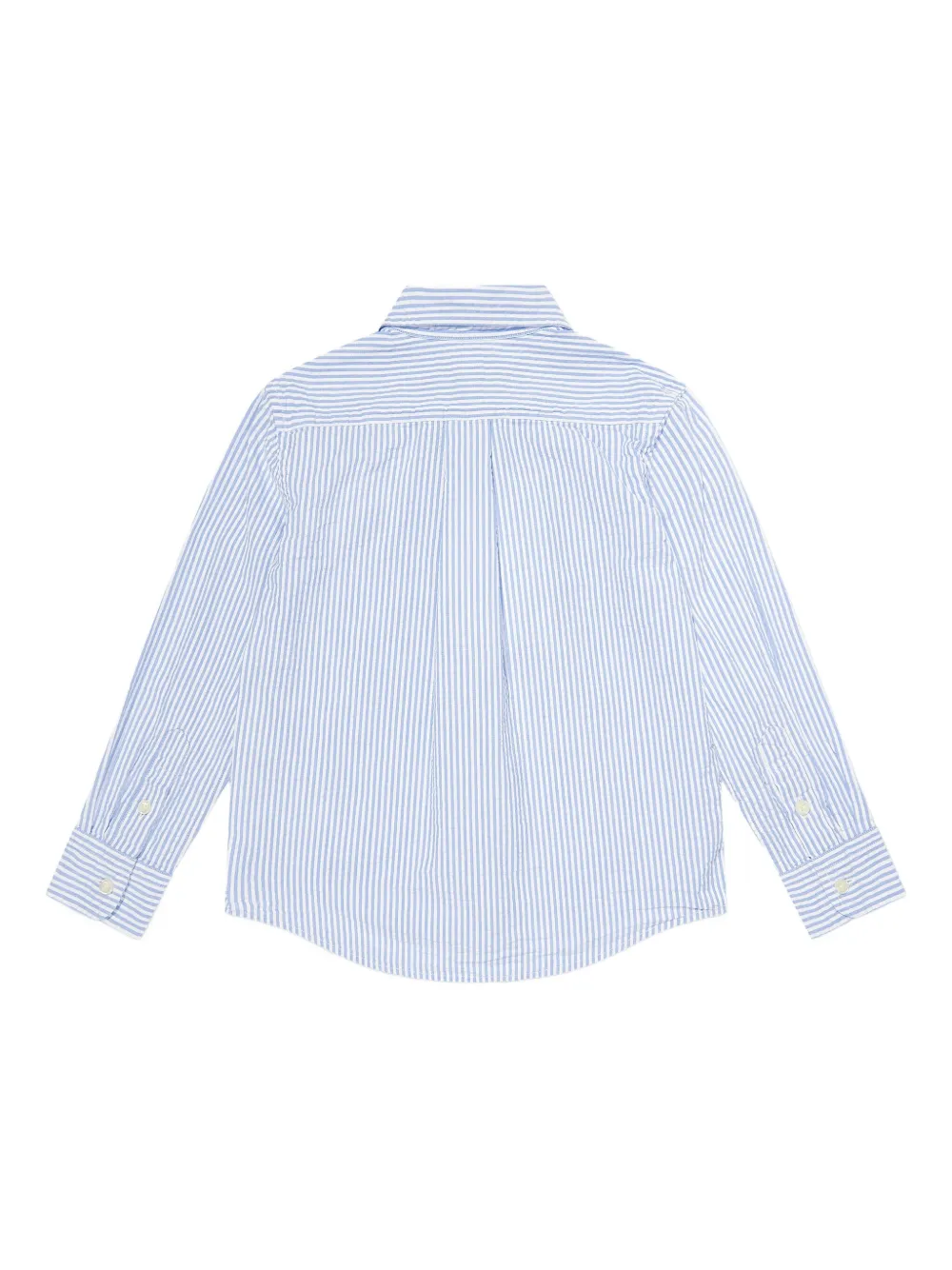 POLO RALPH LAUREN KIDS Gestreept shirt met knopen Blauw