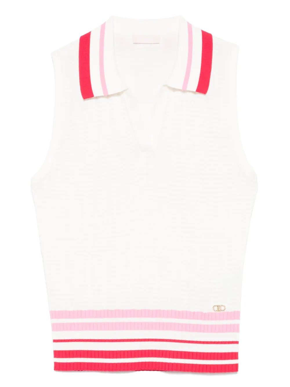 LIU JO stripe-detail top | White | Image 1