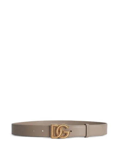 Dolce & Gabbana logo-buckle belt