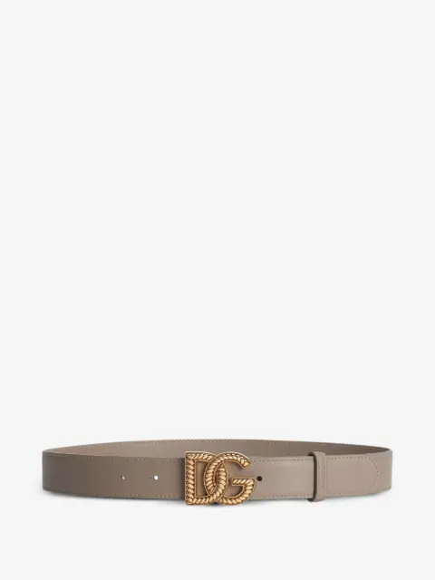 Dolce & Gabbana cinturón con logo en la hebilla
