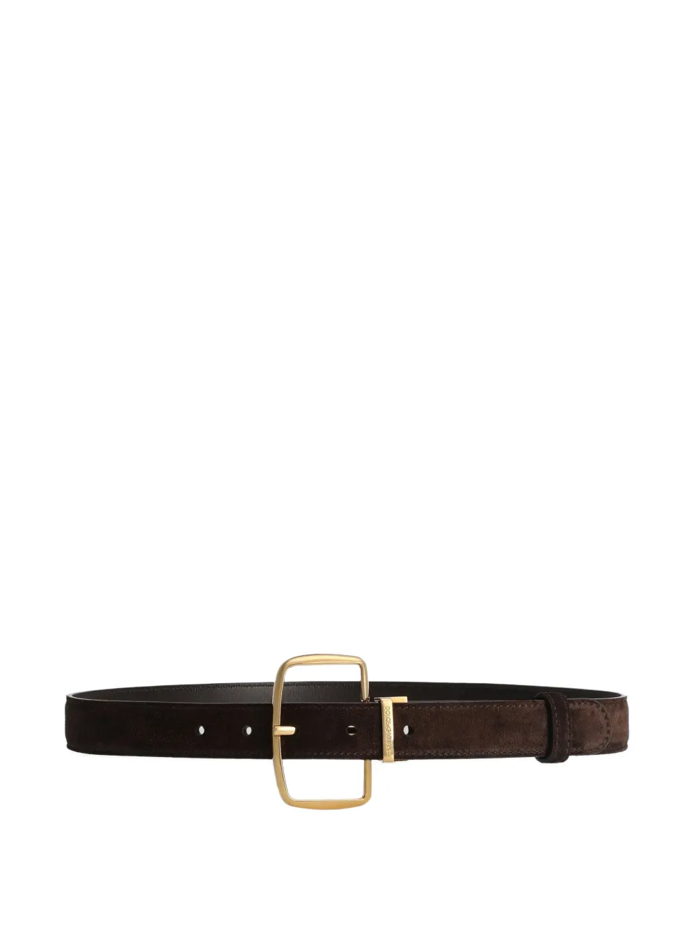Dolce & Gabbana Suède gespriem Bruin