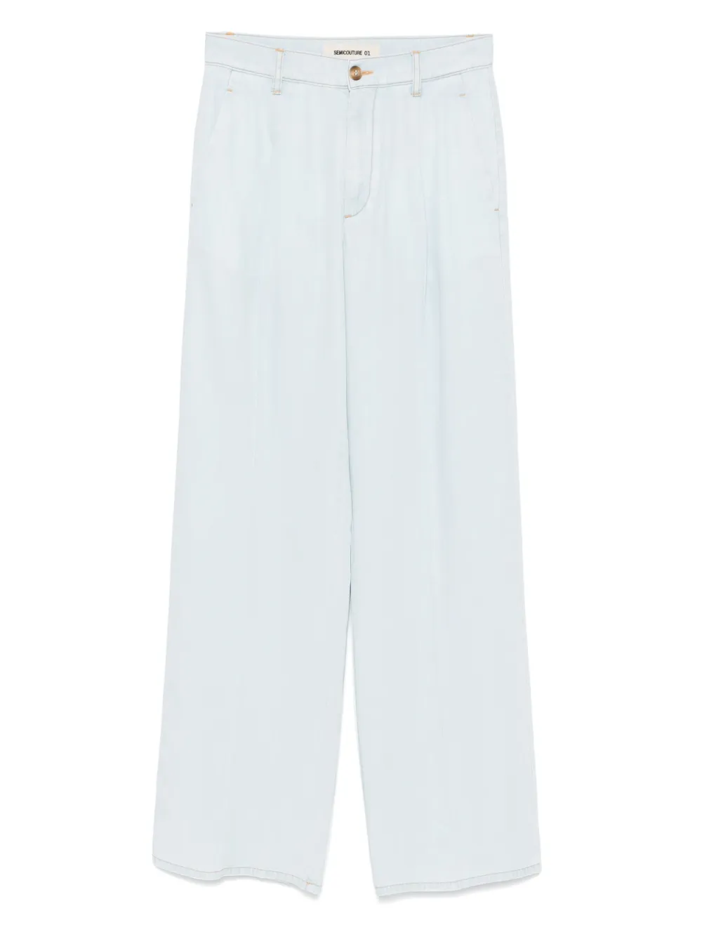 Semicouture Felipa broek Blauw