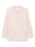 Circolo 1901 double-breasted blazer - Pink