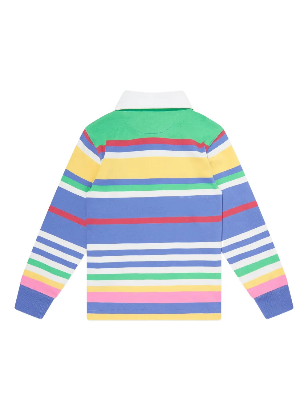 POLO RALPH LAUREN KIDS Gestreept poloshirt Blauw