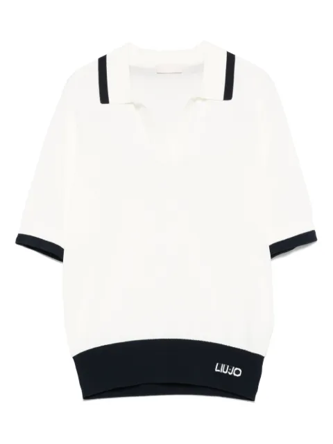 LIU JO logo-embroidered T-shirt