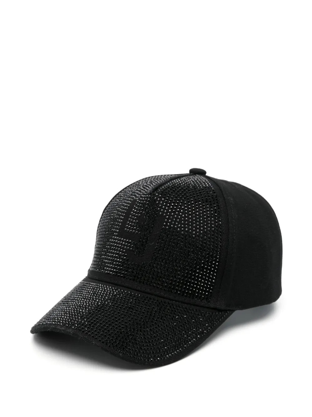 LIU JO rhinestone-embellished cap | Black | Image 1