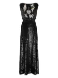 Temperley London Adalina sequin-embellished maxi dress - Black