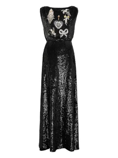 Temperley London Adalina sequin-embellished maxi dress