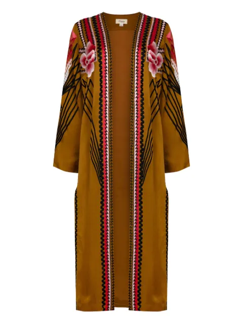 Temperley London Romina embroidered long coat