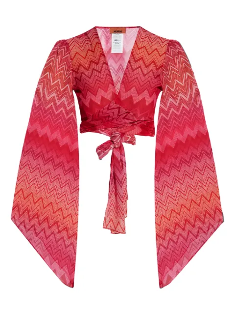 Missoni zigzag-woven top