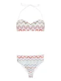 Missoni zigzag-pattern bikini - Neutrals