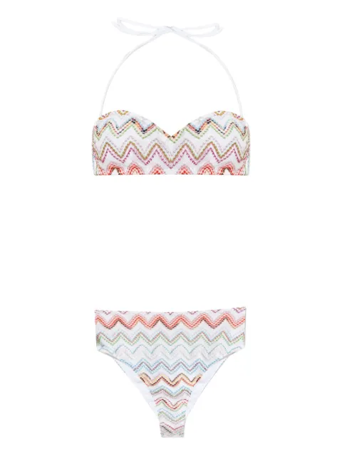 Missoni bikini con motivo en zigzag