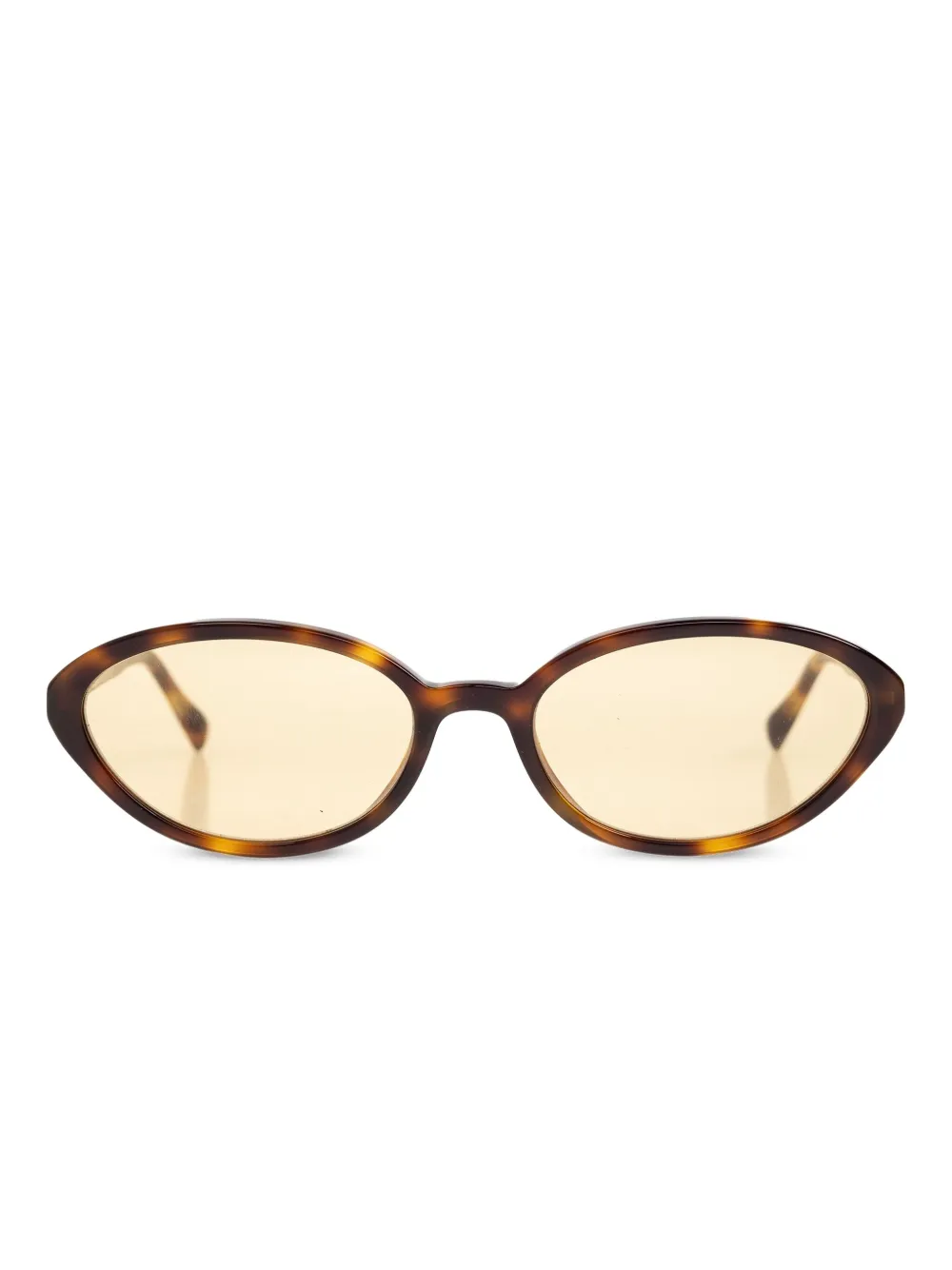 Mykita Zonnebril met geometrisch montuur Bruin