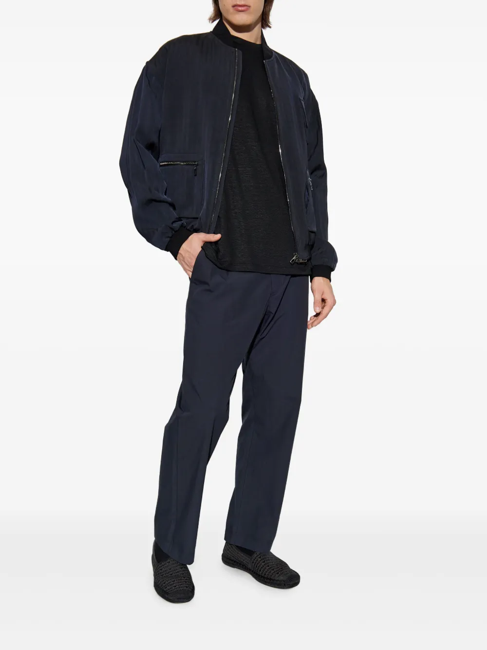Giorgio Armani chamarra bomber con cierre | Chamarras bomber | Image 2