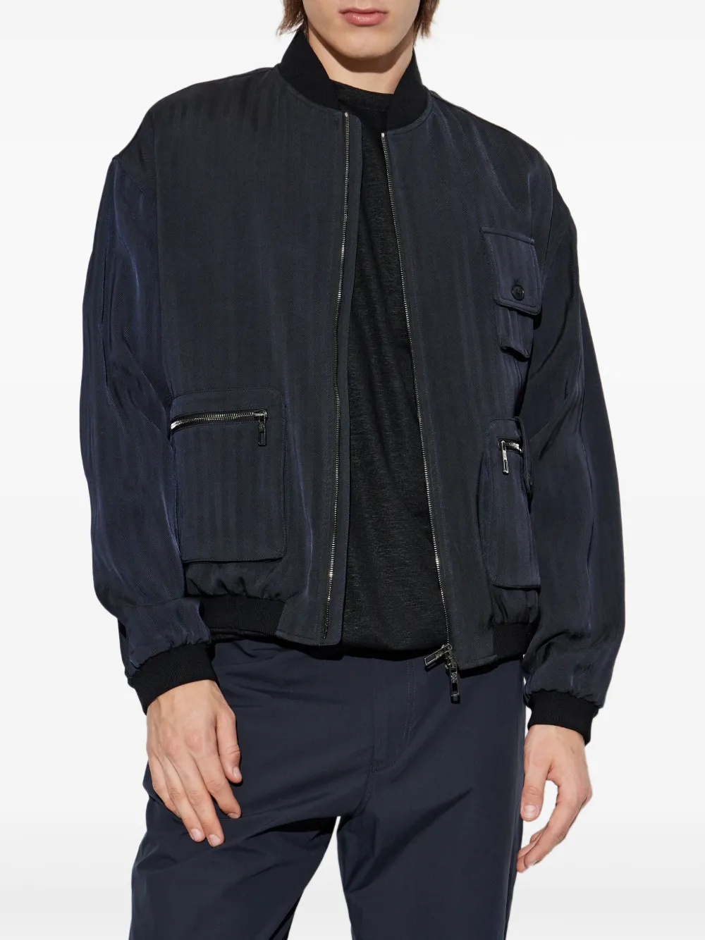 Giorgio Armani Bomber con zip | Giacche | Image 3