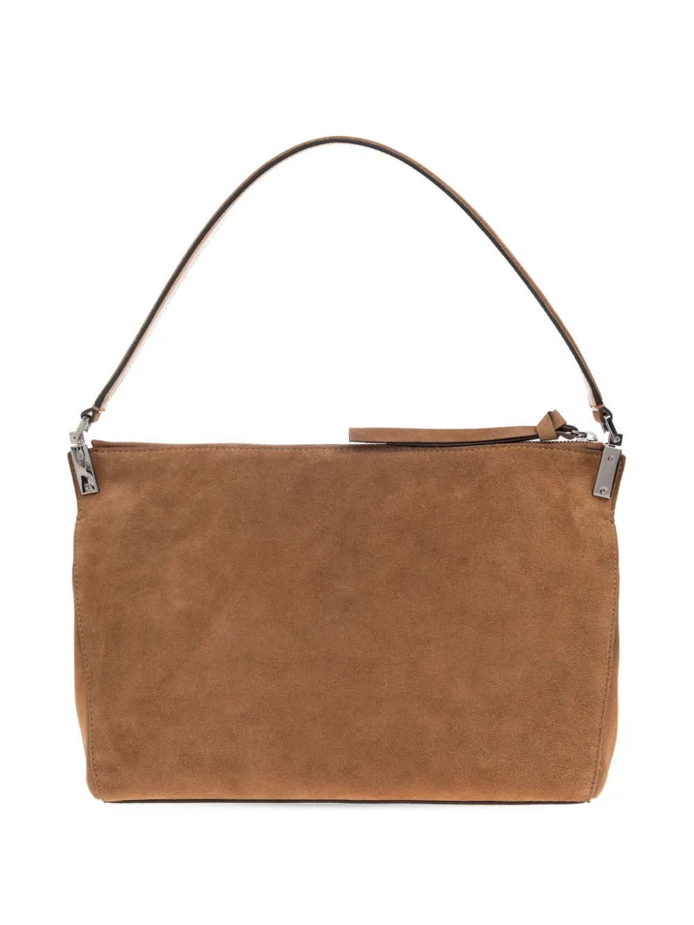 Emporio Armani Suède schoudertas Bruin