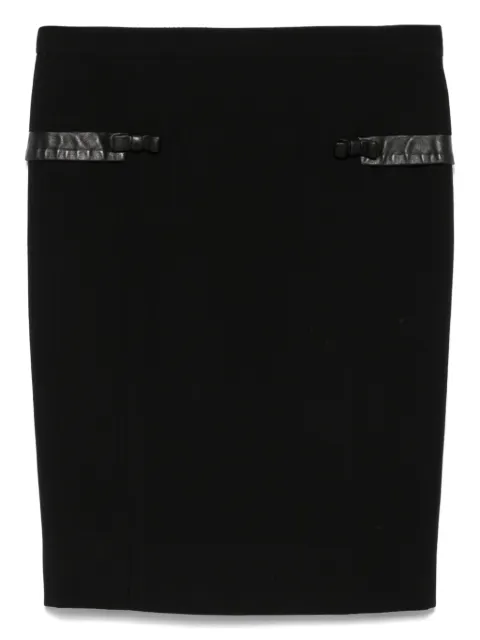 Christian Dior Pre-Owned 2010s textured mini skirt