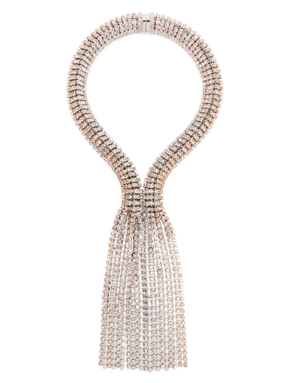 Rabanne Colar com aplicação de strass | Prateado | Image 1