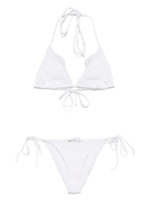 Ermanno Scervino bikini con ribete de encaje