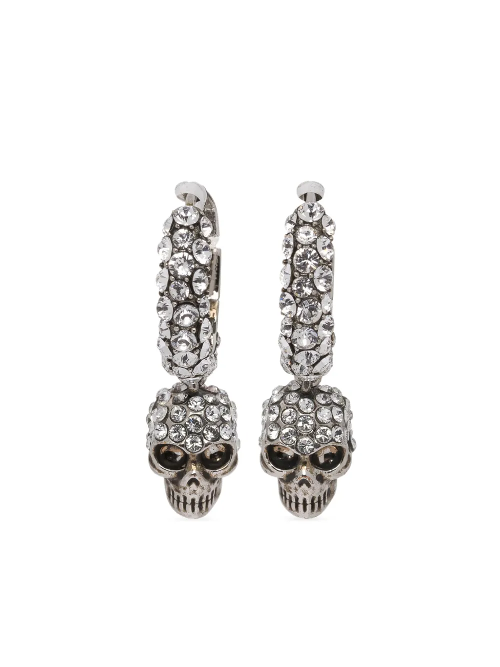 Alexander McQueen aretes Skull | plateado | Image 1