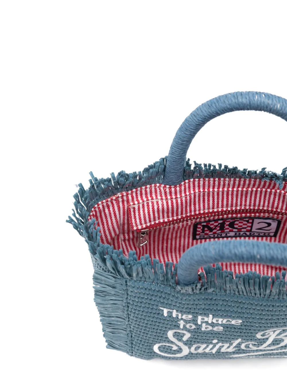 MC2 Saint Barth Kleine Vanity shopper Blauw