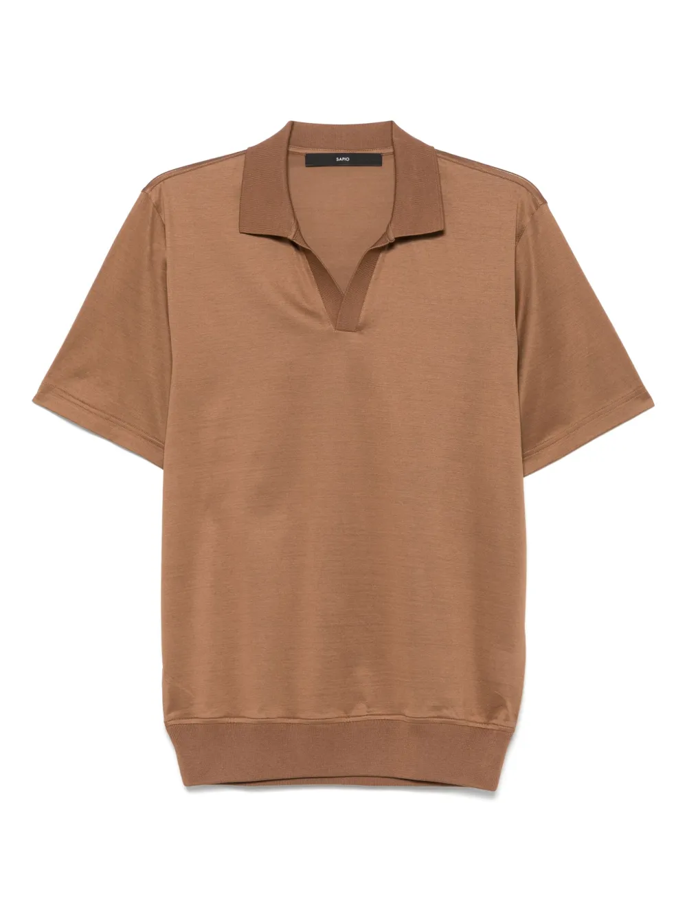 SAPIO lightweight-jersey T-shirt | Brown | Image 1