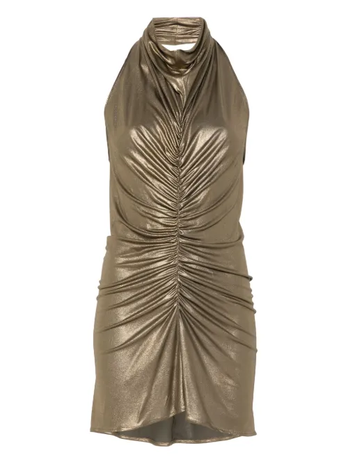 Robe courte à effet métallisé - Atlein - Modalova