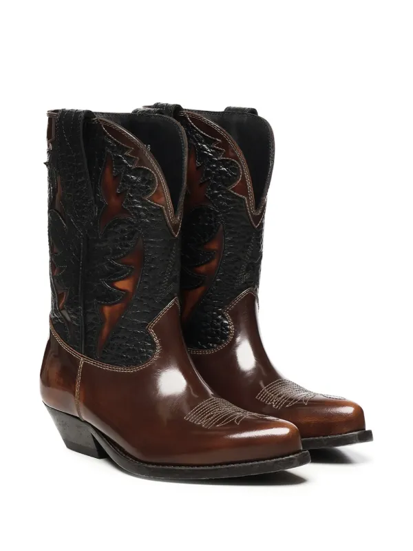Golden Goose Wish Star Boots | Brown | FARFETCH