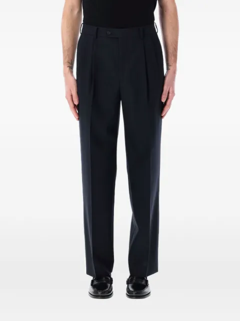 Auralee pantalones de vestir con pinzas