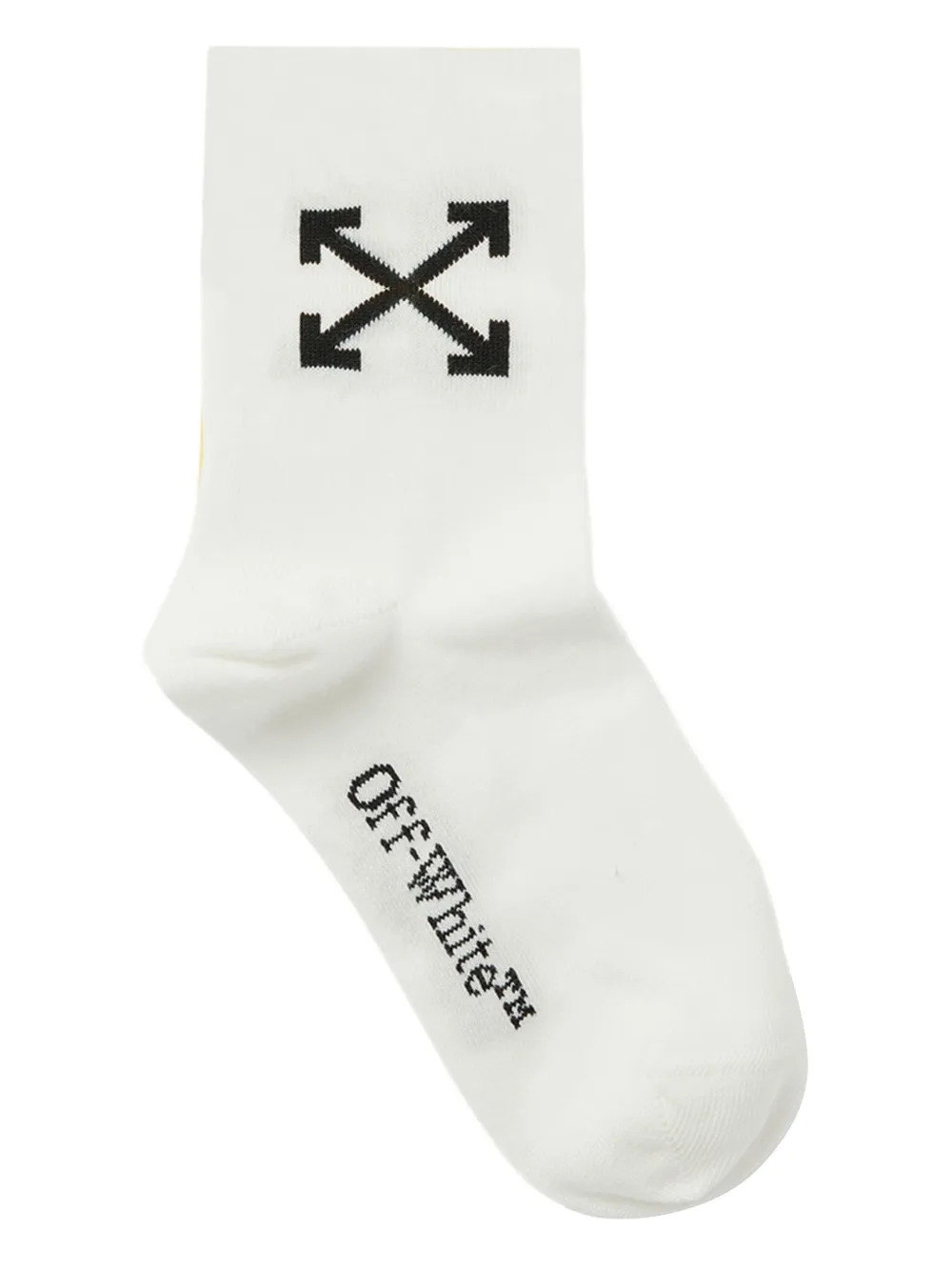 Off-White Kids ロゴ 靴下 - ホワイト Off-White Kids ロゴ 靴下 - ホワイト